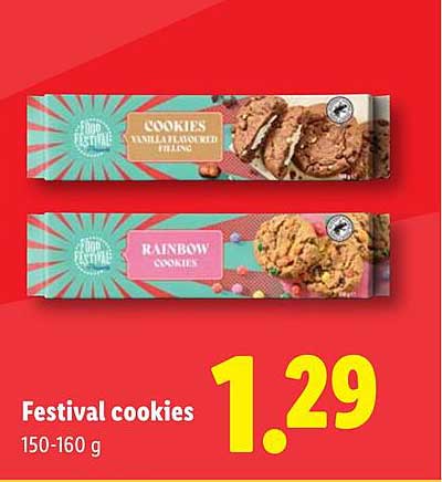 Festival cookies