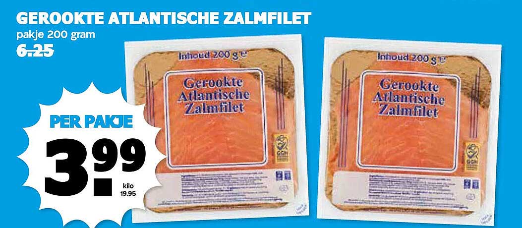 GEROOKTE ATLANTISCHE ZALMFILET
