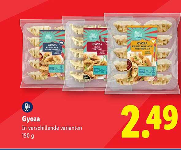 Gyoza In verschillende varianten 150 g
