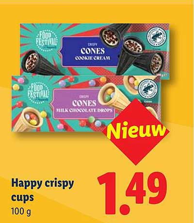 Happy crispy cups