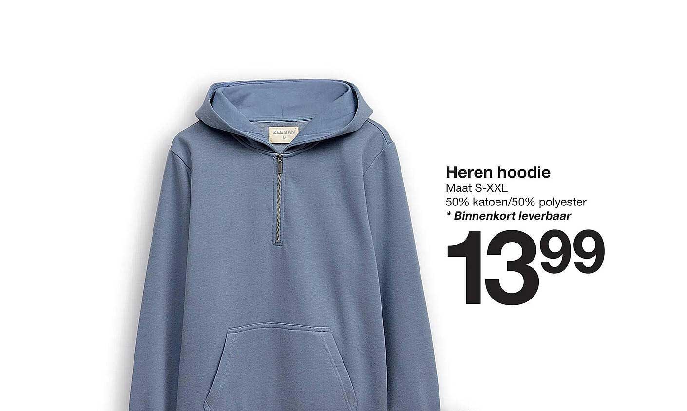 Heren hoodie
