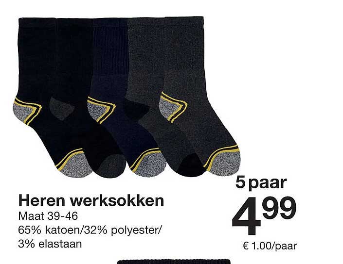 Heren werksokken