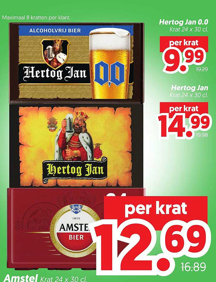Hertog Jan 0.0 Krat 24 x 30 cl.