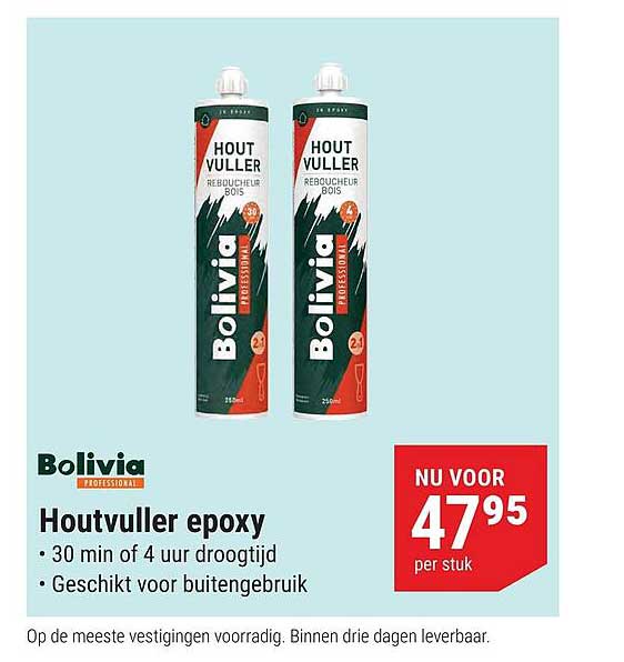 Houtvuller epoxy