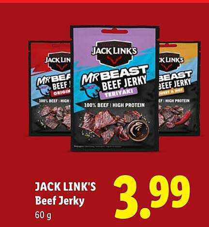JACK LINK'S Beef Jerky 60 g