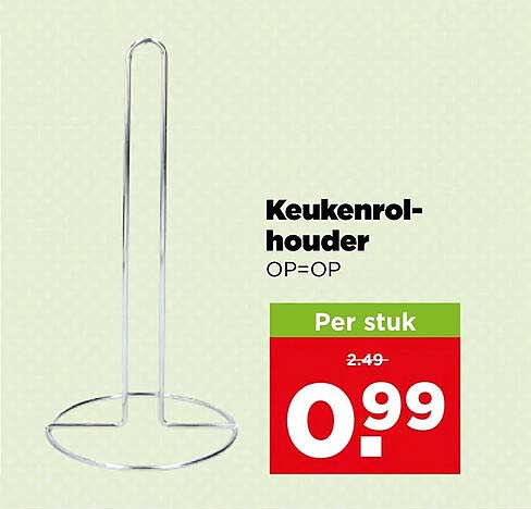 Keukenrol-houder OP=OP