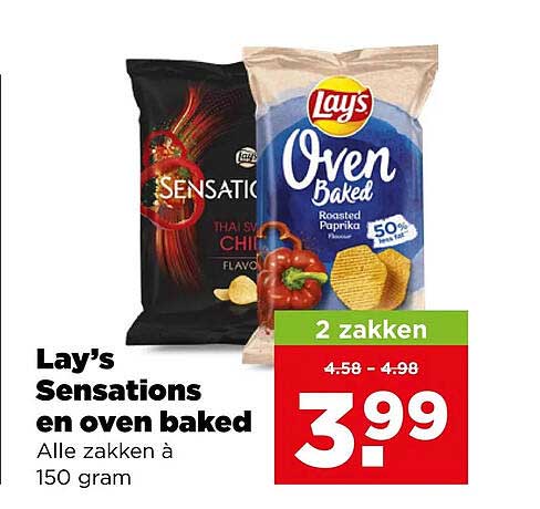 Lay’s Sensations en oven baked