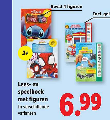 Lees- en speelboek met figuren