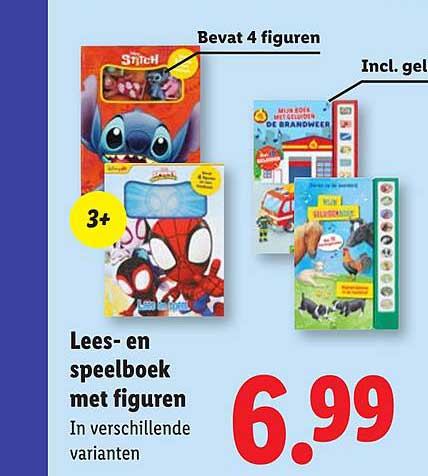 Lees- en speelboek met figuren