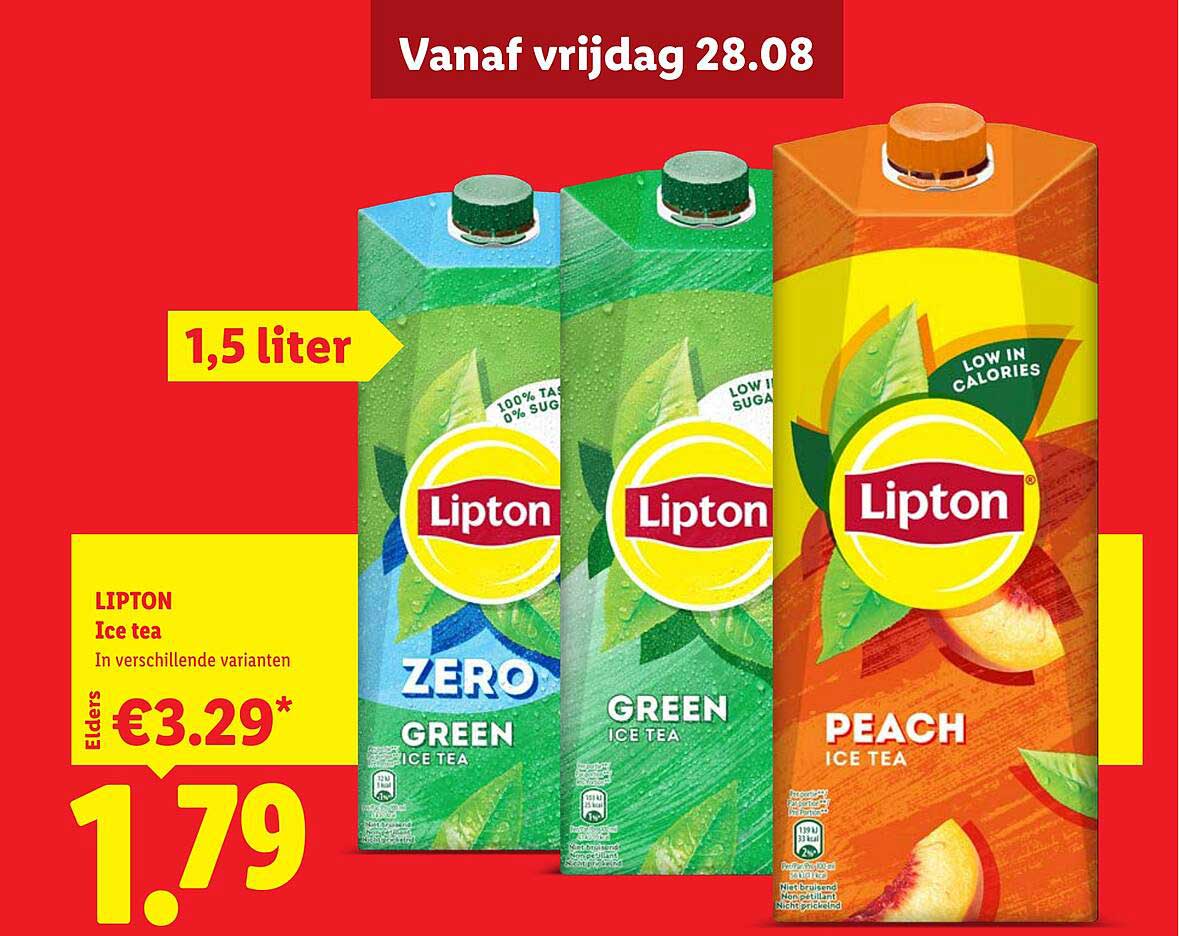 LIPTON Ice tea In verschillende varianten 1,5 liter
