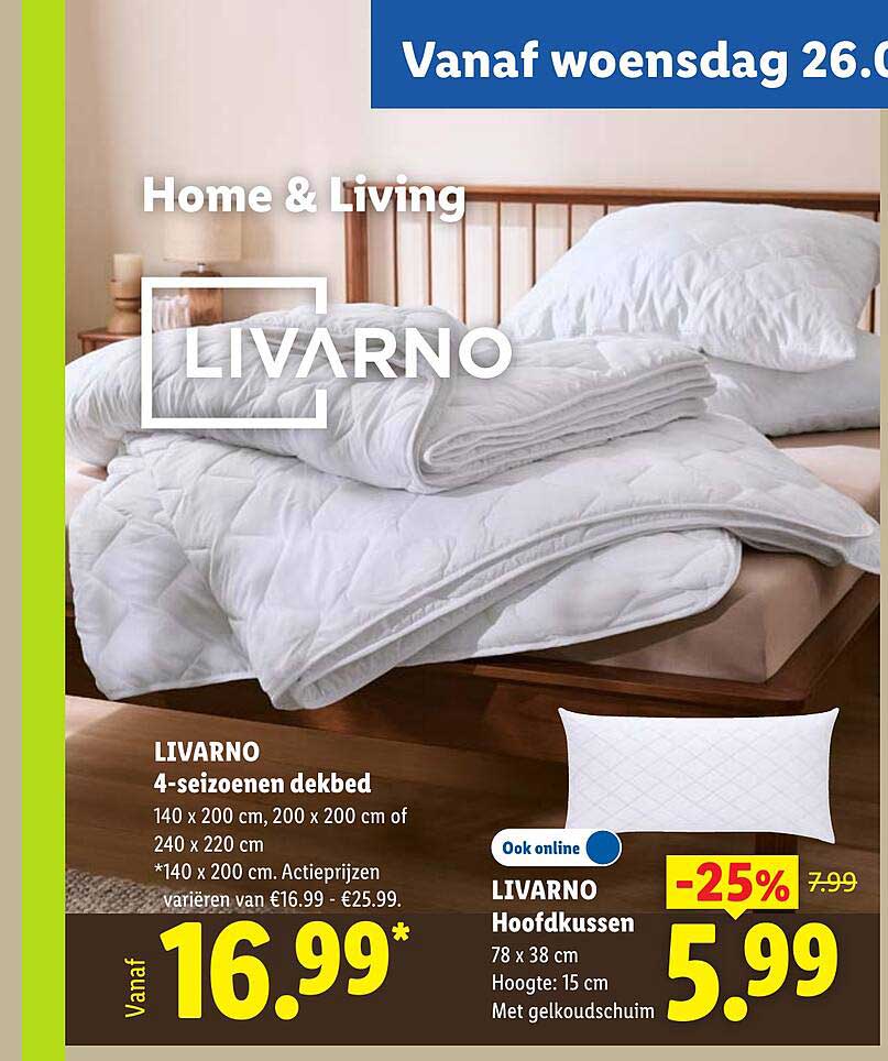 LIVARNO 4-seizoenen dekbed