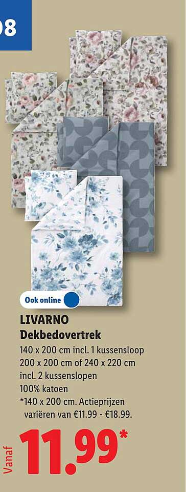 LIVARNO Dekbedovertrek