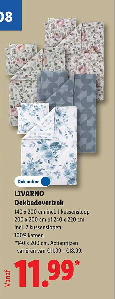 LIVARNO Dekbedovertrek