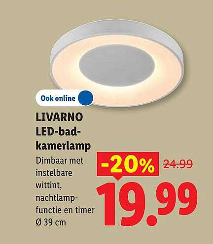 LIVARNO LED-bad-kamerlamp -20%