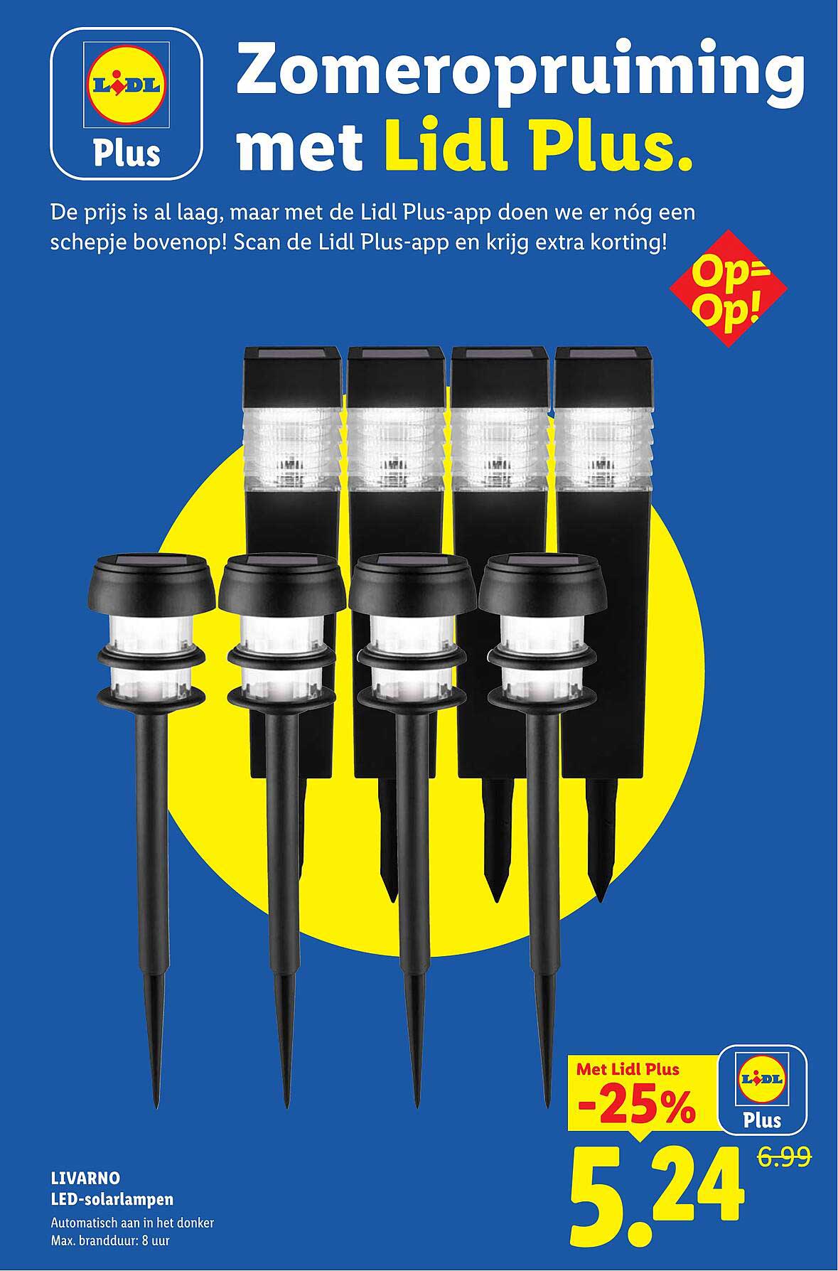 LIVARNO LED-solarlampen