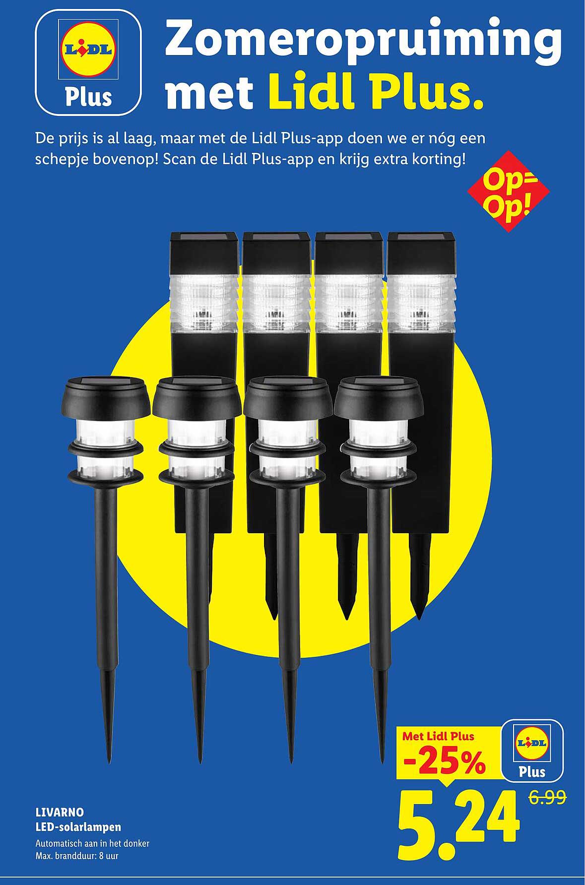 LIVARNO LED-solarlampen