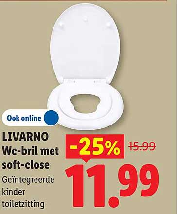 LIVARNO Wc-bril met soft-close -25%