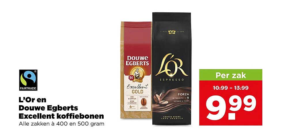 L’Or en Douwe Egberts Excellent koffiebonen