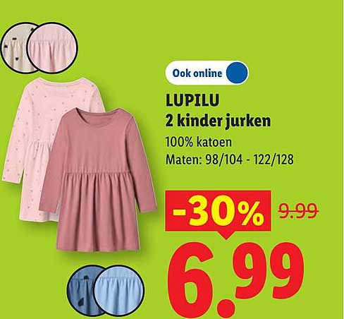 LUPILU 2 kinder jurken -30%