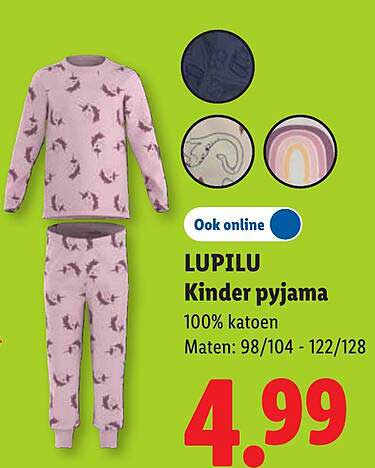LUPILU Kinder pyjama