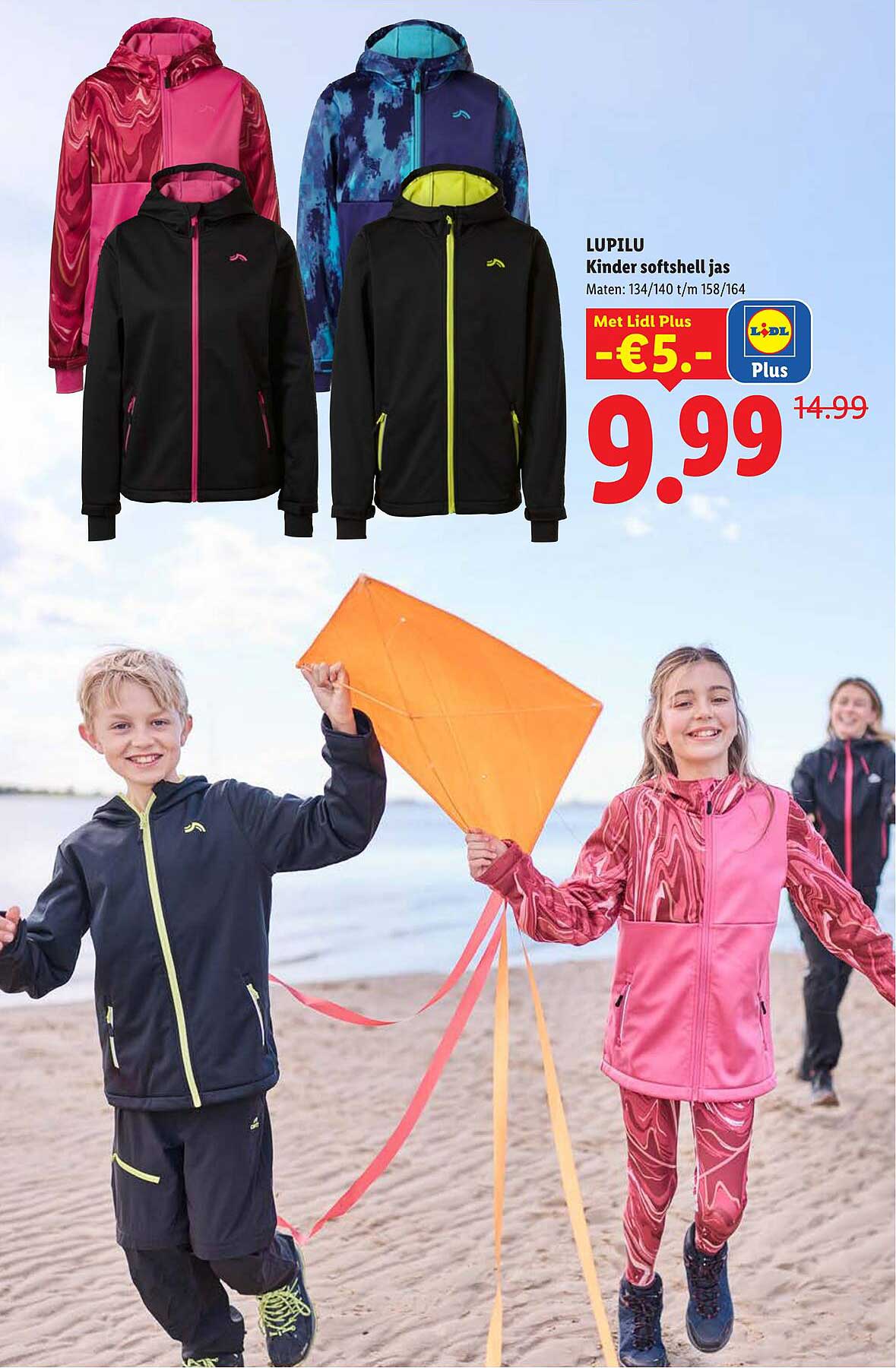LUPILU Kinder softshell jas