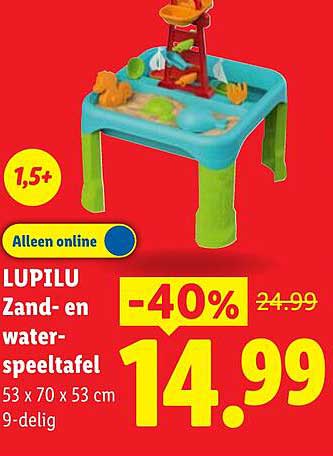 LUPILU Zand- en water-speeltafel -40%