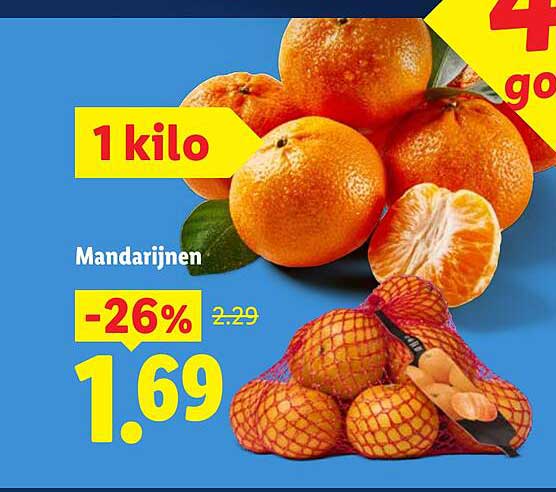 Mandarijnen 1 kilo -26%