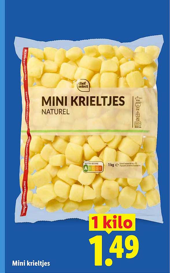 Mini krieltjes naturel