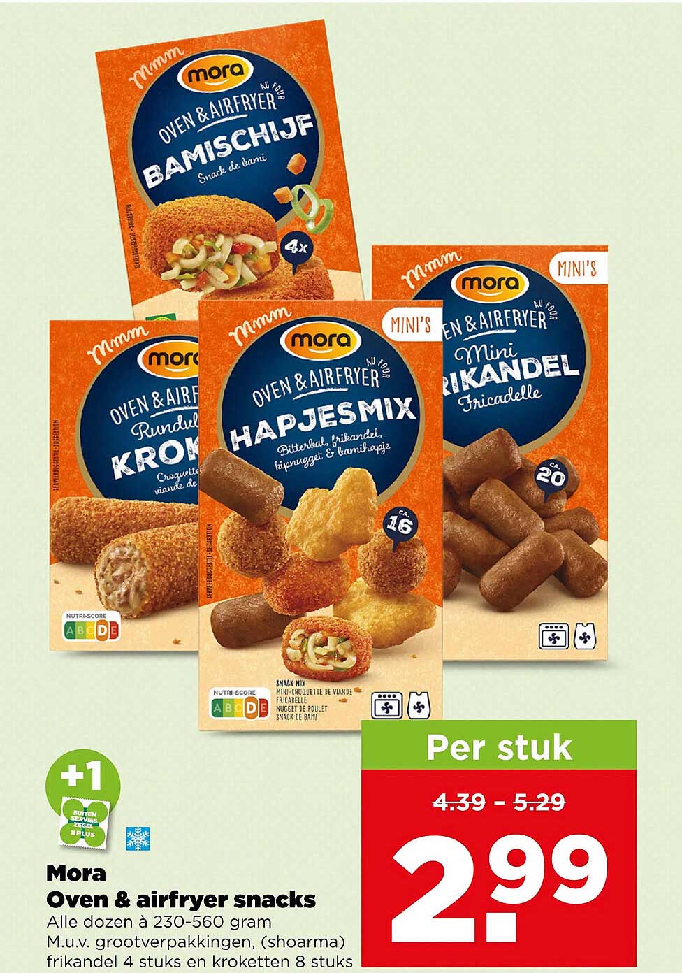 Mora Oven & airfryer snacks +1