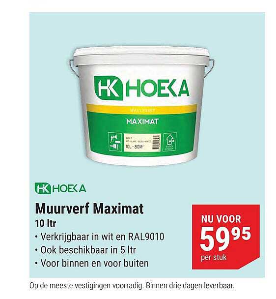 Muurverf Maximat 10 ltr