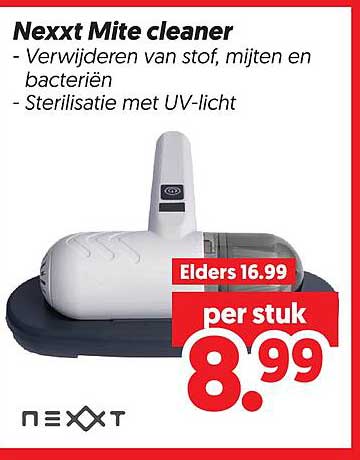 Nexxt Mite cleaner