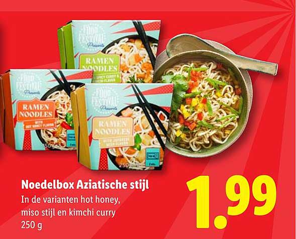 Noedelbox Aziatische stijl