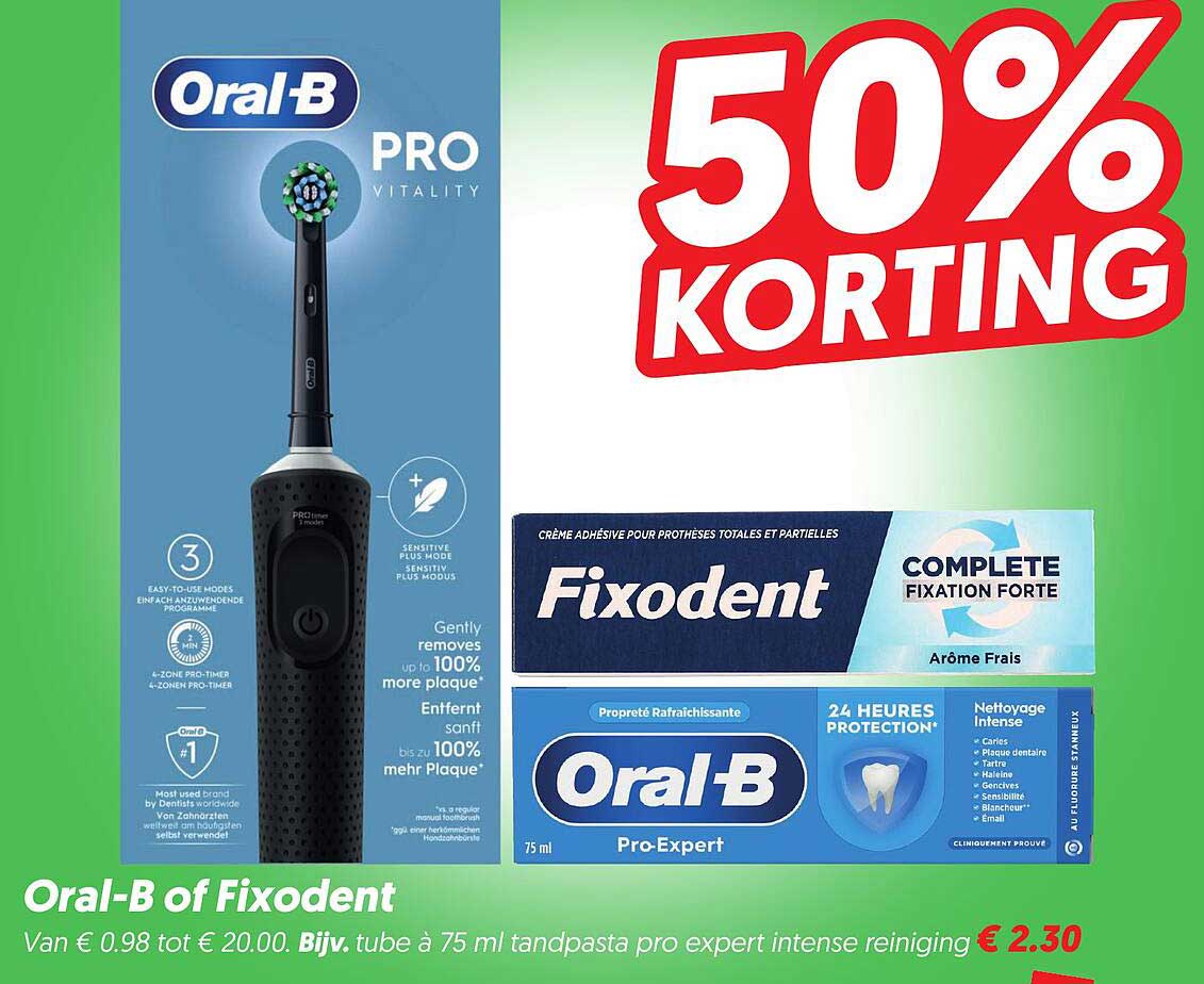 Oral-B of Fixodent