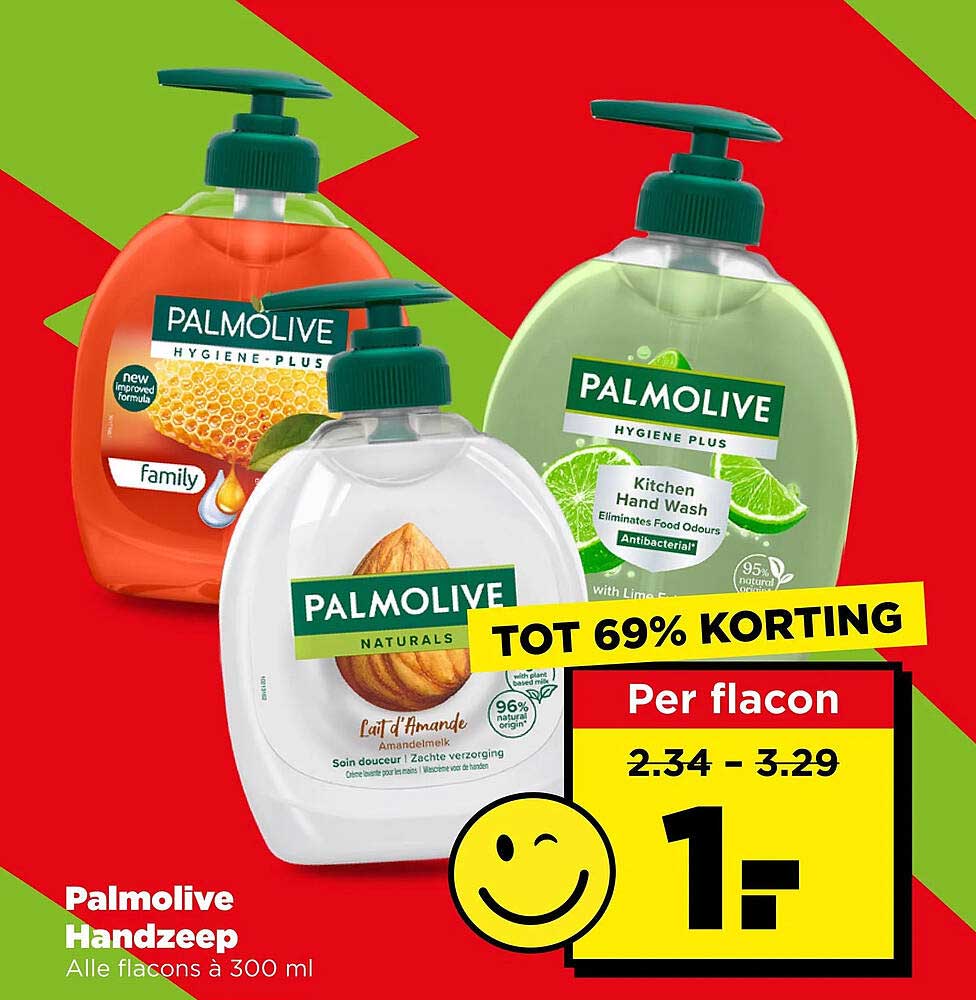 Palmolive Handzeep Alle flacons à 300 ml