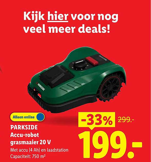 PARKSIDE Accu-robot grasmaaier 20 V