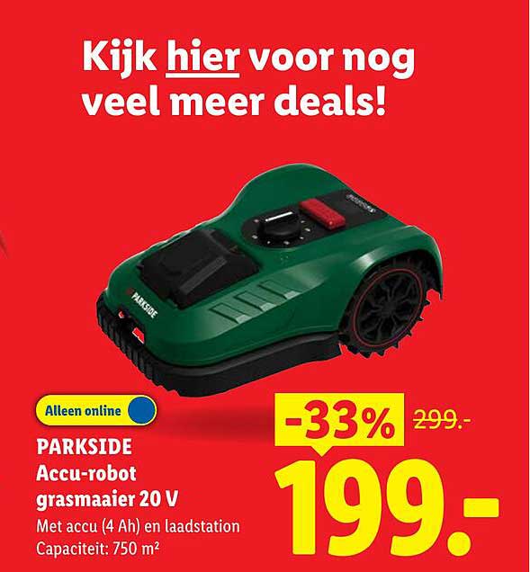 PARKSIDE Accu-robot grasmaaier 20 V