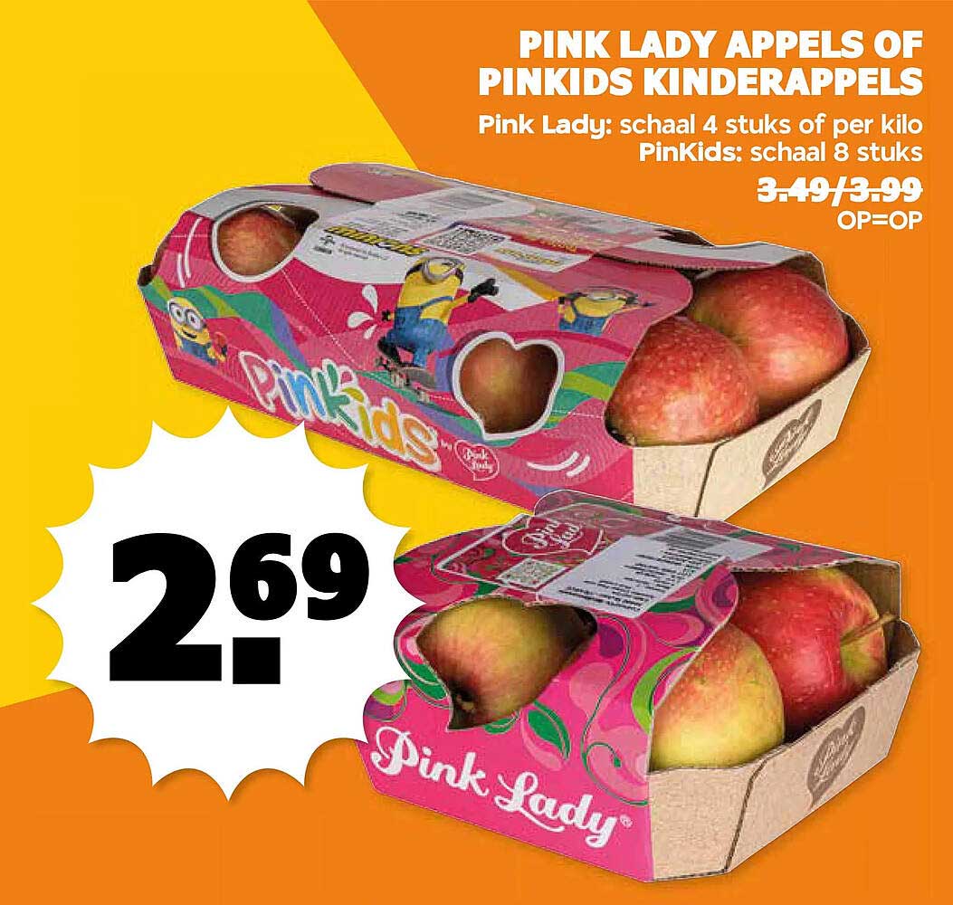 PINK LADY APPELS OF PINKIDS KINDERAPPELS