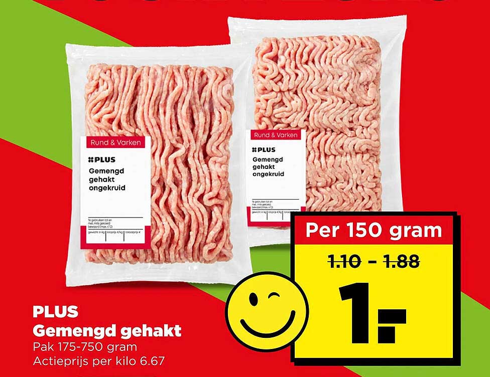 PLUS Gemengd gehakt