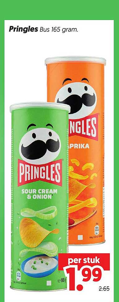 Pringles Bus 165 gram. per stuk