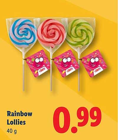 Rainbow Lollies 40 g