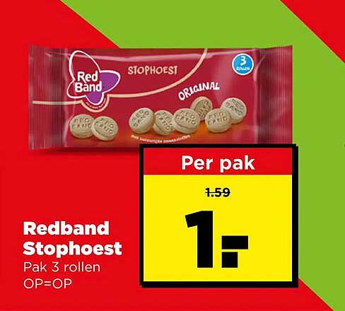 Redband Stophoest Pak 3 rollen OP=OP