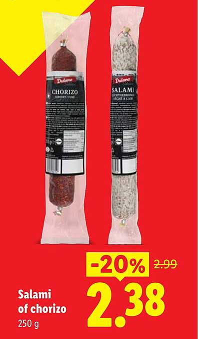Salami of chorizo 250 g