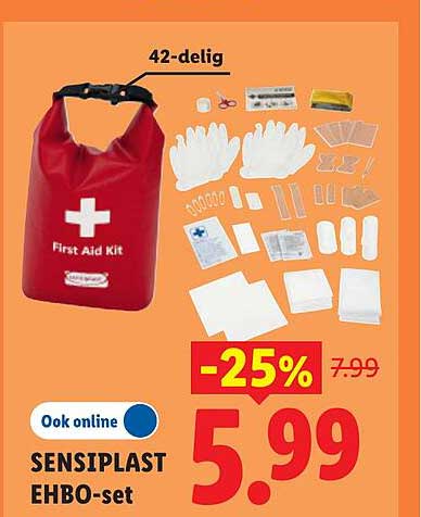 SENSIPLAST EHBO-set -25%