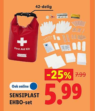 SENSIPLAST EHBO-set -25%