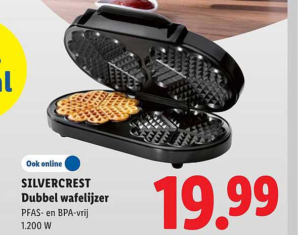 SILVERCREST Dubbel wafelijzer