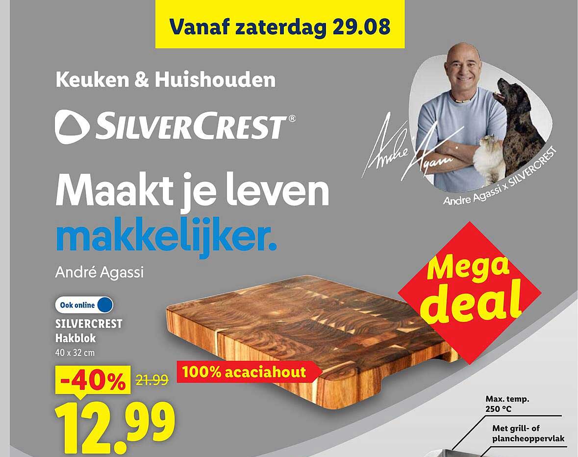 SILVERCREST Hakblok 40 x 32 cm -40%