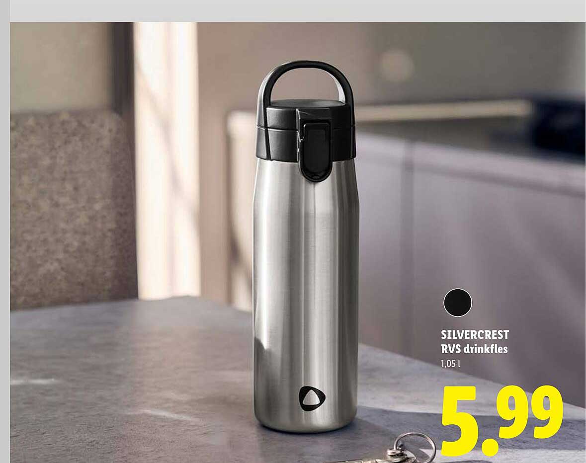 SILVERCREST RVS drinkfles 1,05 l