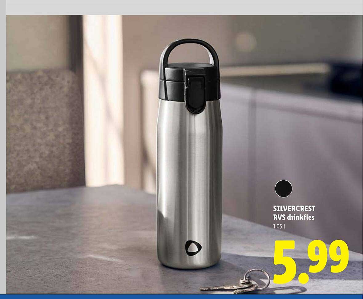 SILVERCREST RVS drinkfles 1,05 l