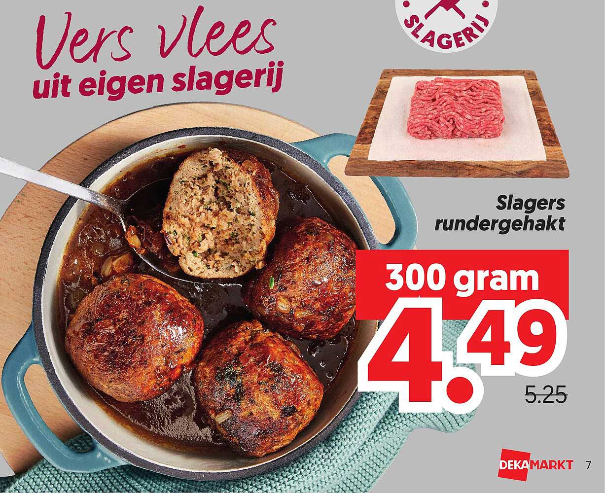 Slagers rundergehakt 300 gram