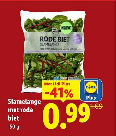 Slamelange met rode biet 150 g